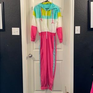 Cute windbreaker jumpsuit